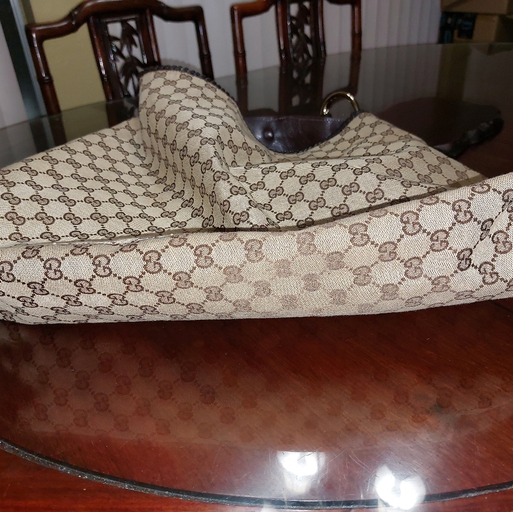 GUCCI LARGE HORSEBIT HOBO BAG - Picture 4 of 12